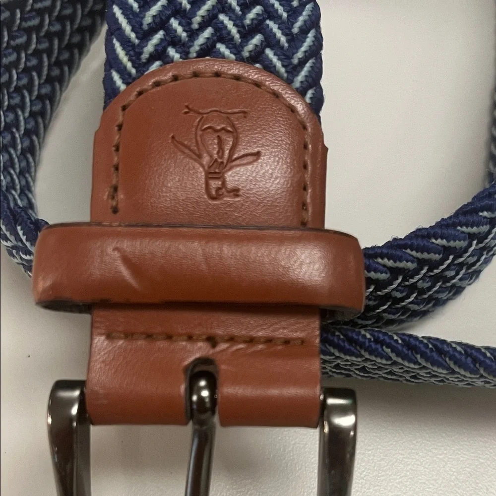 Original Penguin Navy & Blue with stretch Men's Belt size L
